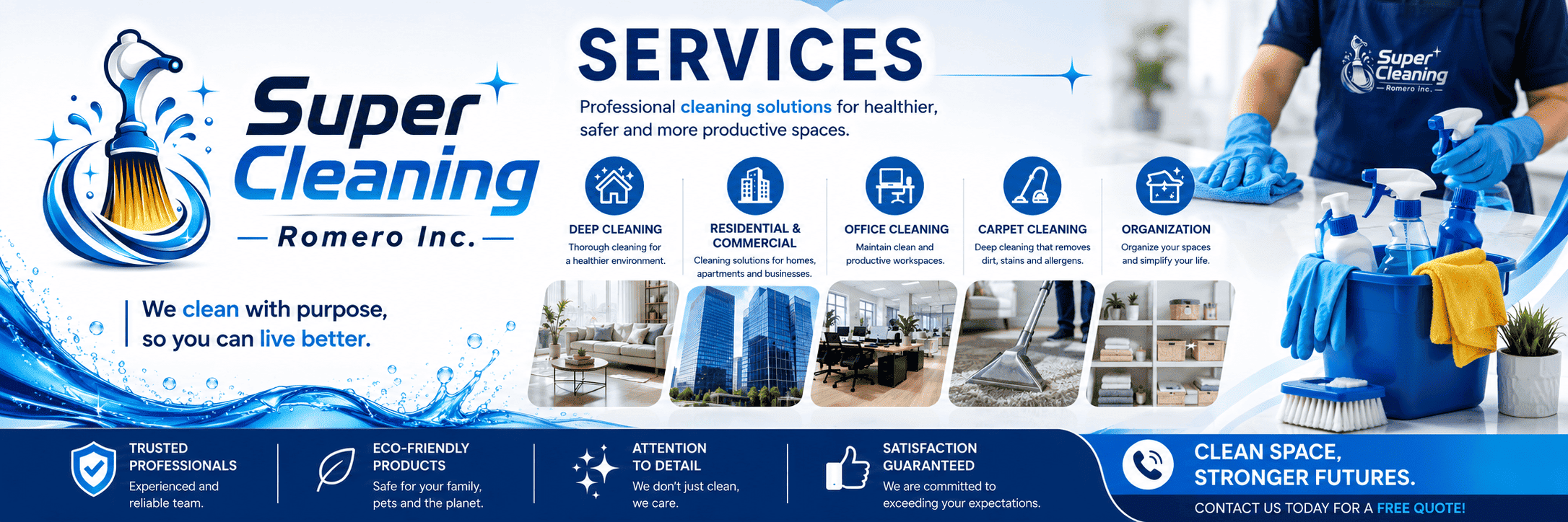 Super Cleaning Romero professional cleaning services